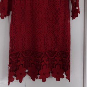 Beautiful New Red Lace Dress